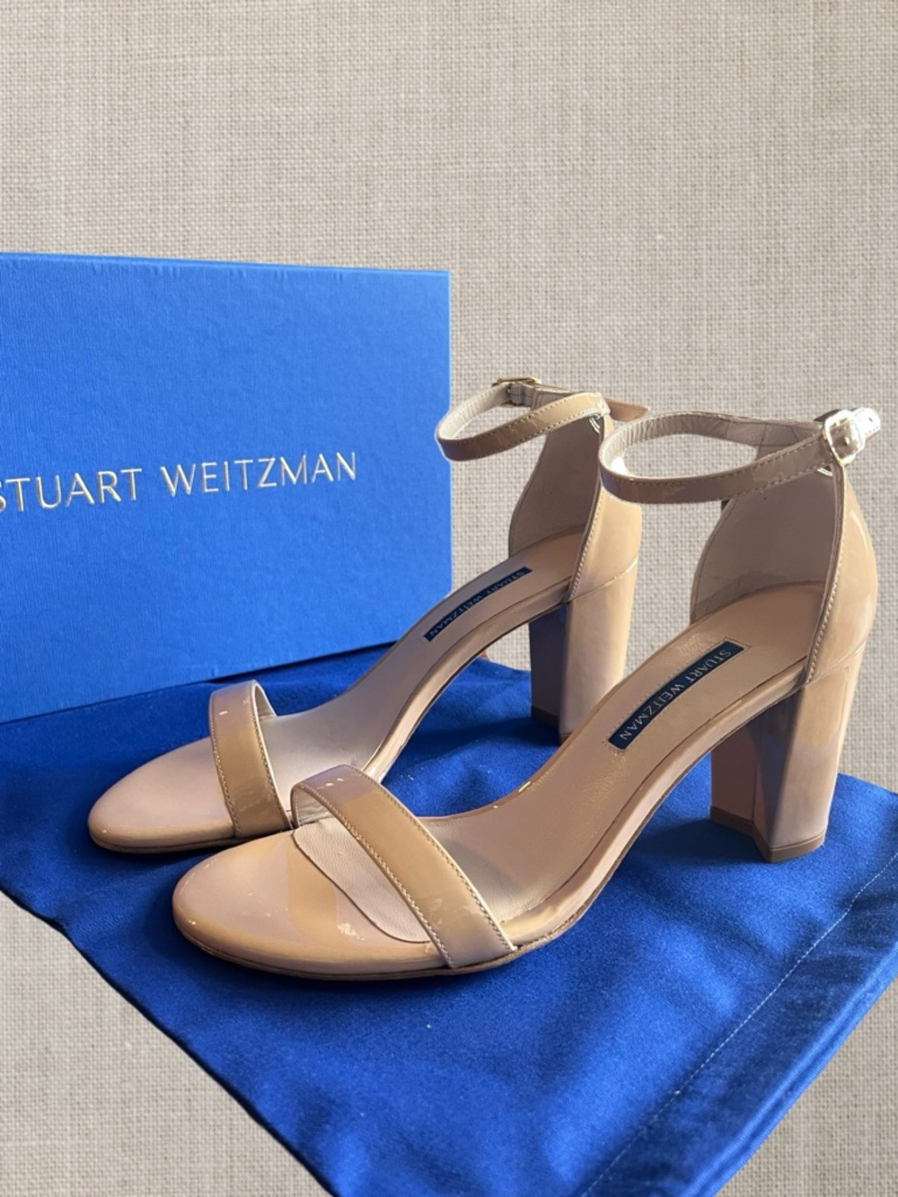 Stuart Weitzman Adobe Nearly Nude Heels